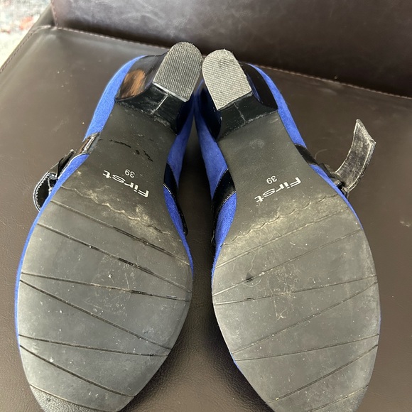 Fabulous blue suede shoes! Size 39 - Picture 6 of 7